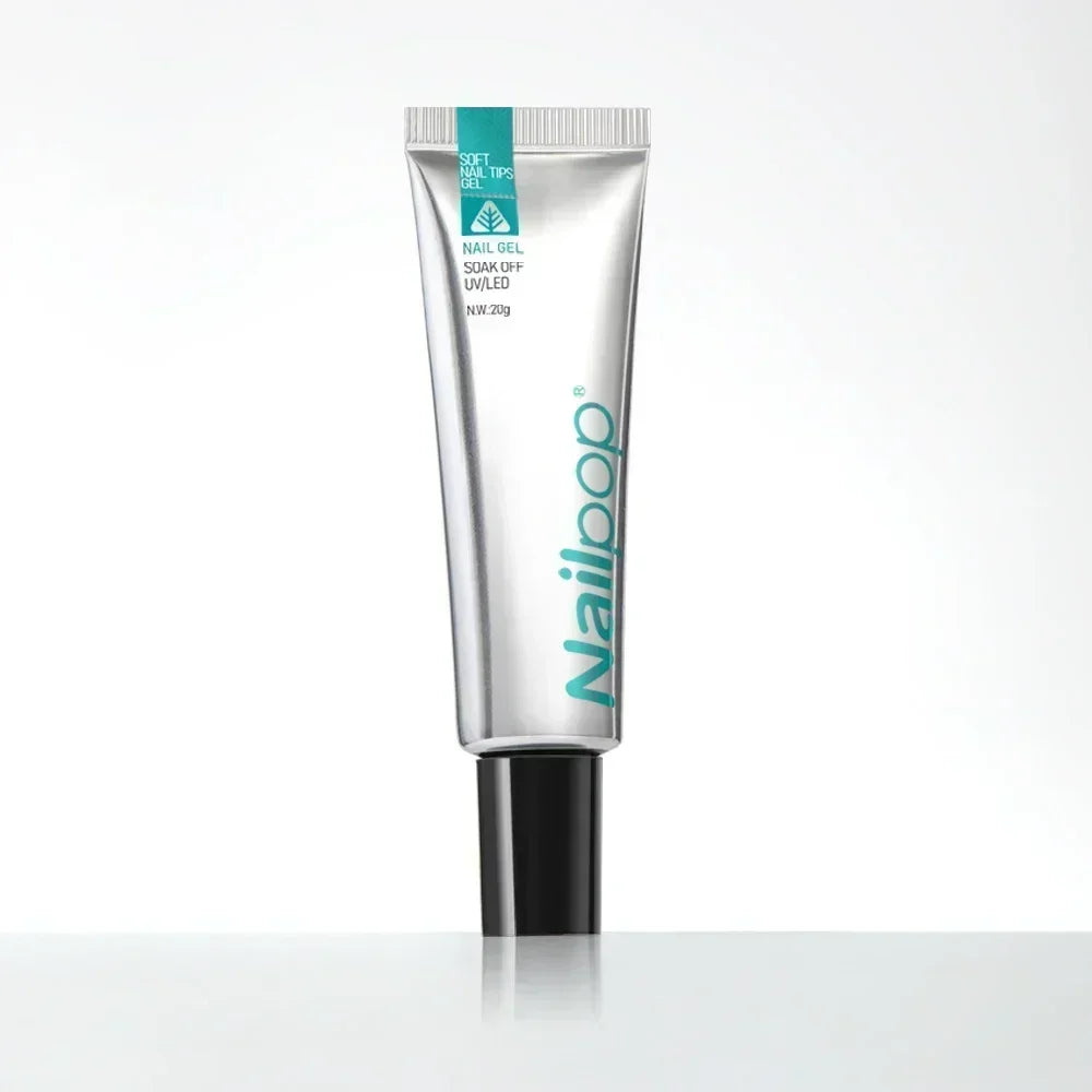NailPop Pro Soft Nail Tips Gel Glue – 20g Long-Lasting Adhesive | NailPop Elite
