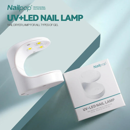 Mini UV LED nail lamp egg shape USB single finger curing – NailPop Elite