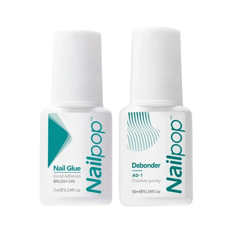 NailPop 10ml Debonder Glue Remover – Dissolve Liquid for False Nails & Rhinestones | NailPop Elite