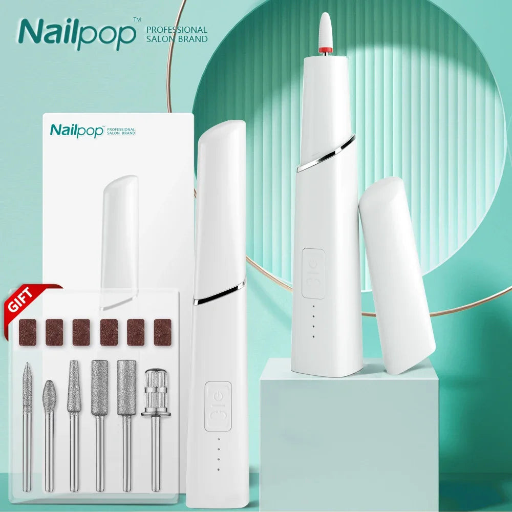 Electric nail drill machine kit manicure pedicure sanding set – NailPop Elite