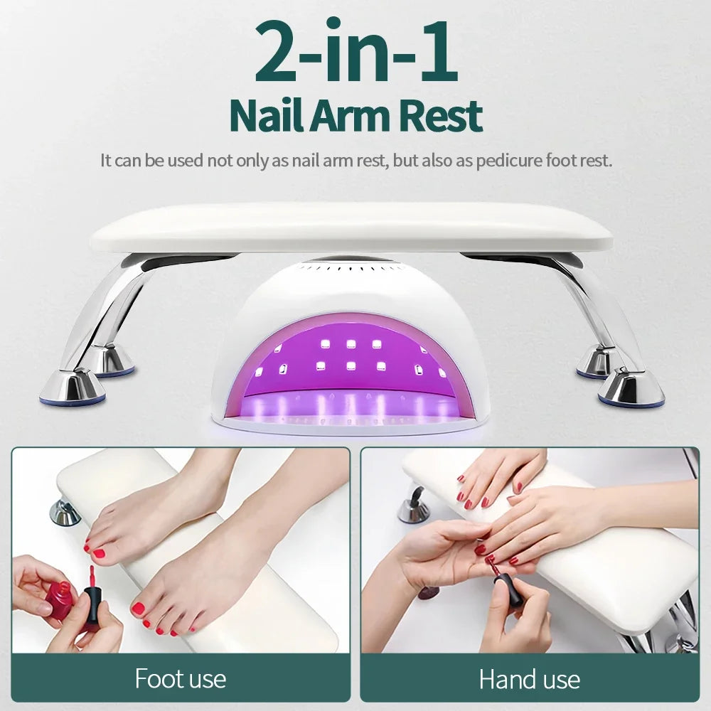 NailPop Nail Arm Rest – Professional Soft Cushion Hand Pillow for Acrylic Nails & Manicure Hand Rest