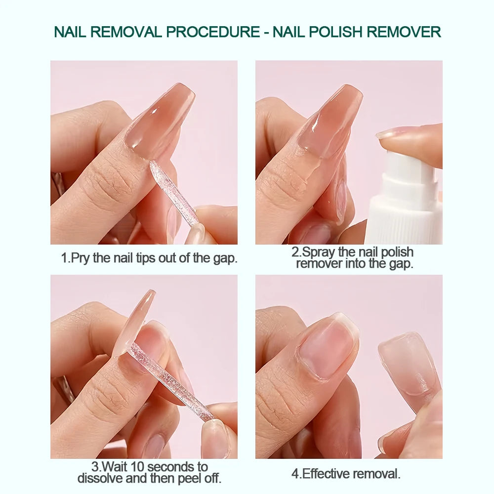 NailPop UV Cured Nail Adhesive Tabs – Super Sticky & Breathable Double-Sided Jelly Glue for Fake Nails | 240PCS, 10 Sheets