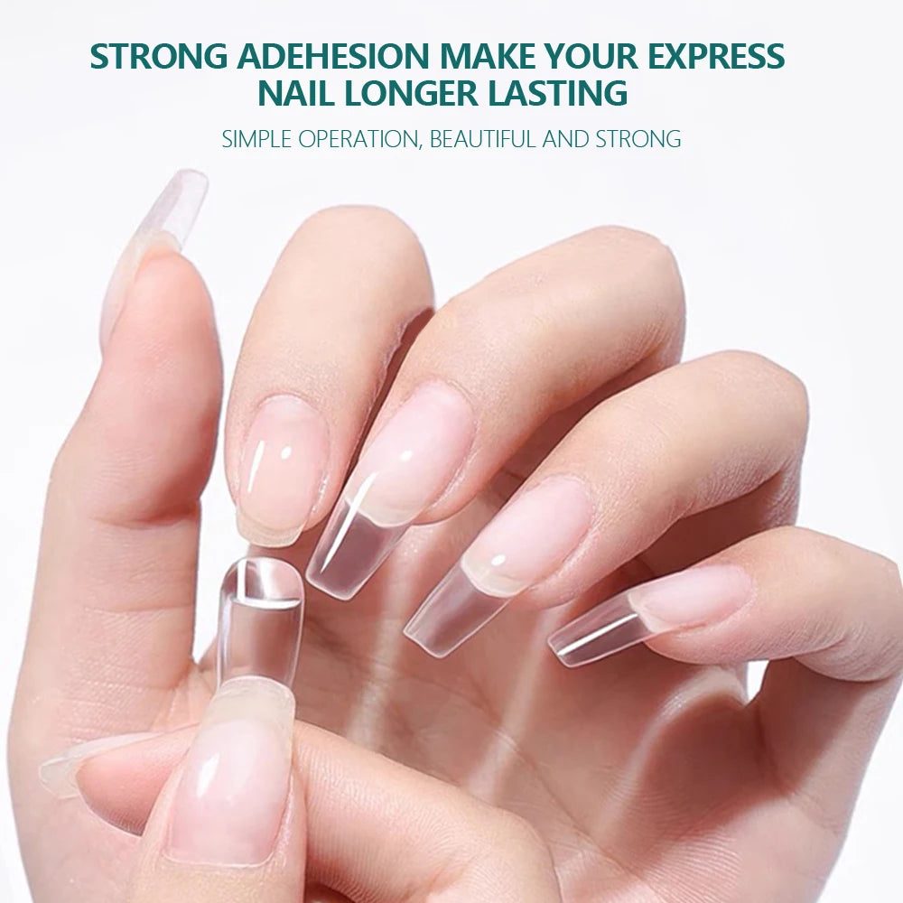 UV nail glue gel for capsule nail tips – NailPop Elite