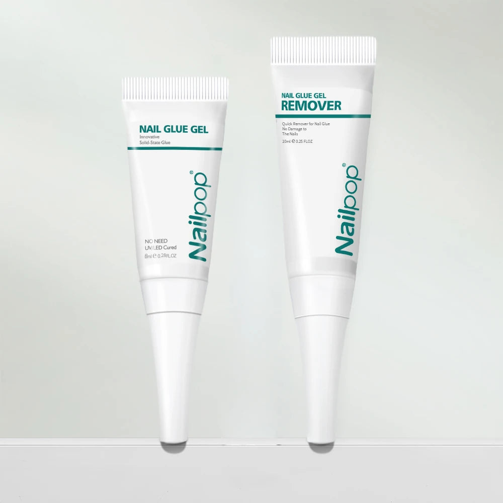 NailPop Pro Soft Nail Tips Gel Glue – 20g Long-Lasting Adhesive | NailPop Elite