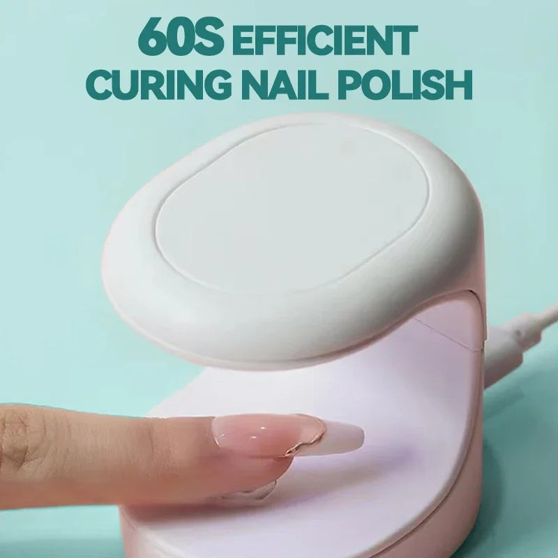 Egg shape nail lamp USB powered gel polish dryer – NailPop Elite