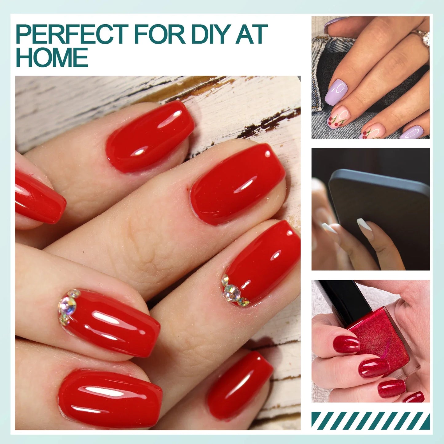 NailPop Soft Gel Tips – Short & Medium Length Acrylic Artificial Nail Capsules | NailPop Elite