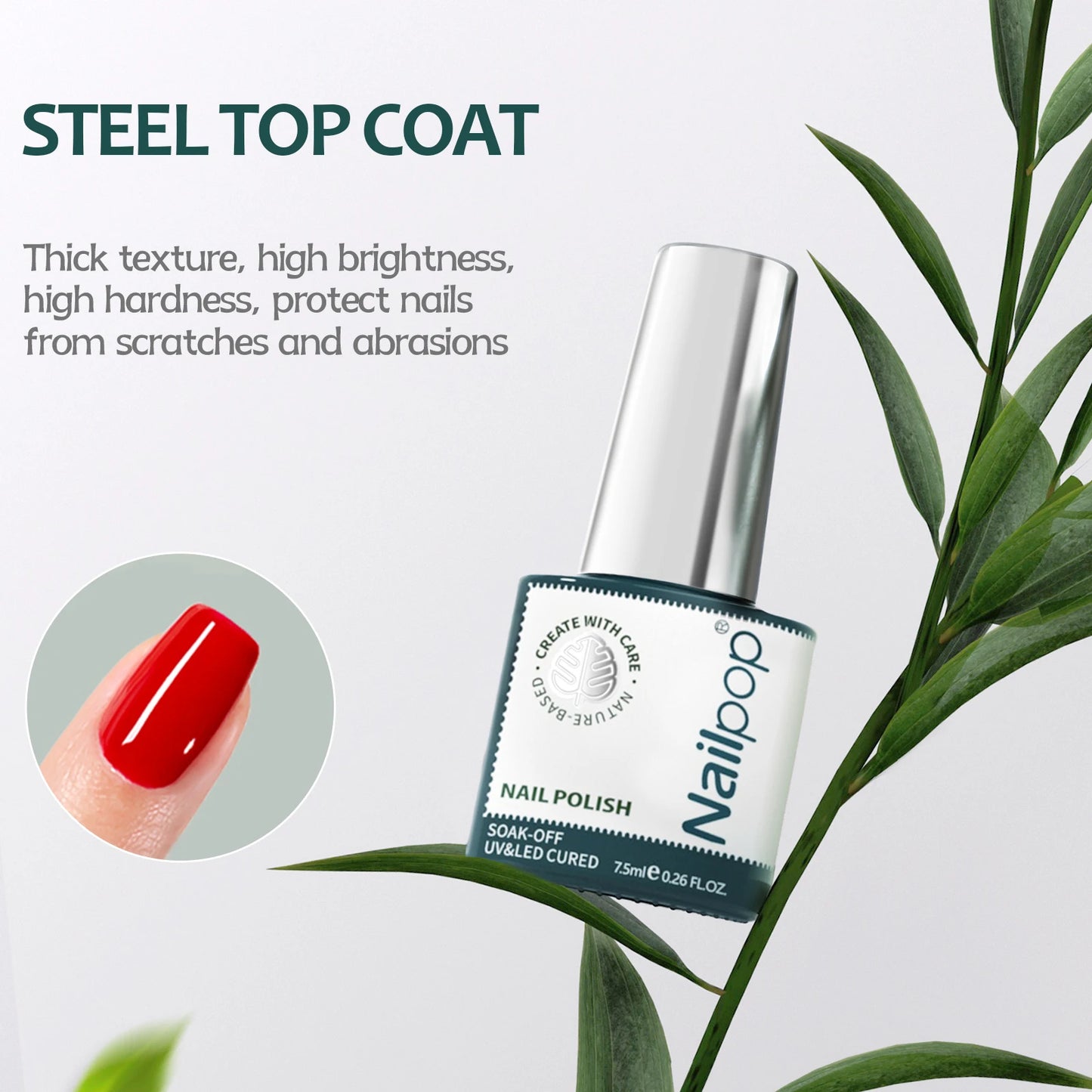 NailPop Nail Art Liner Gel Polish Set – Glitter & Classic Colors | NailPop Elite