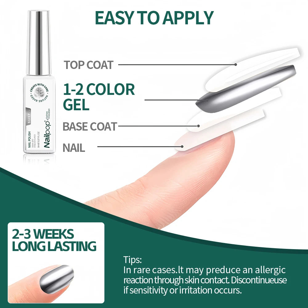 Classic nail liner gel polish 8ml for nail design – NailPop Elite