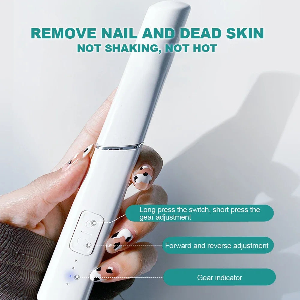 Portable electric nail drill kit ceramic polish file – NailPop Elite