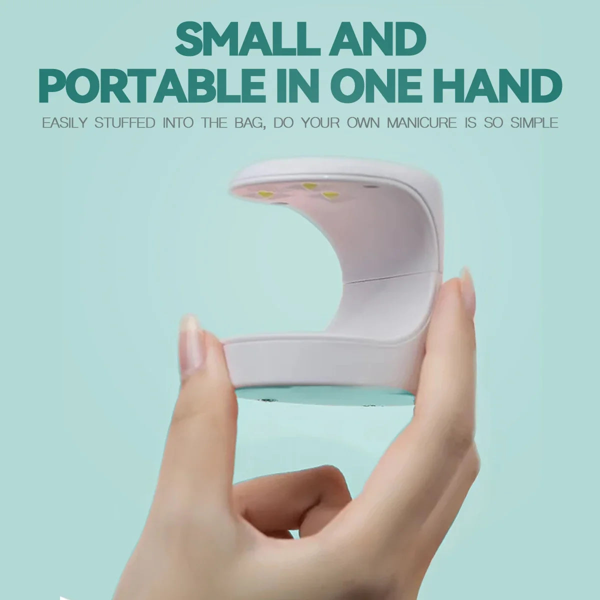 Compact single finger UV LED nail curing lamp – NailPop Elite