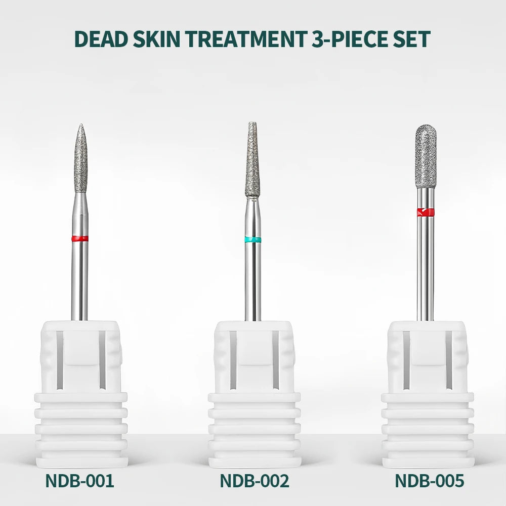 NailPop Nail Drill Bits Set – Tungsten Carbide Sanding Bits for Nail Drill E-File, Cuticle Cleaner & Gel Polish Remover