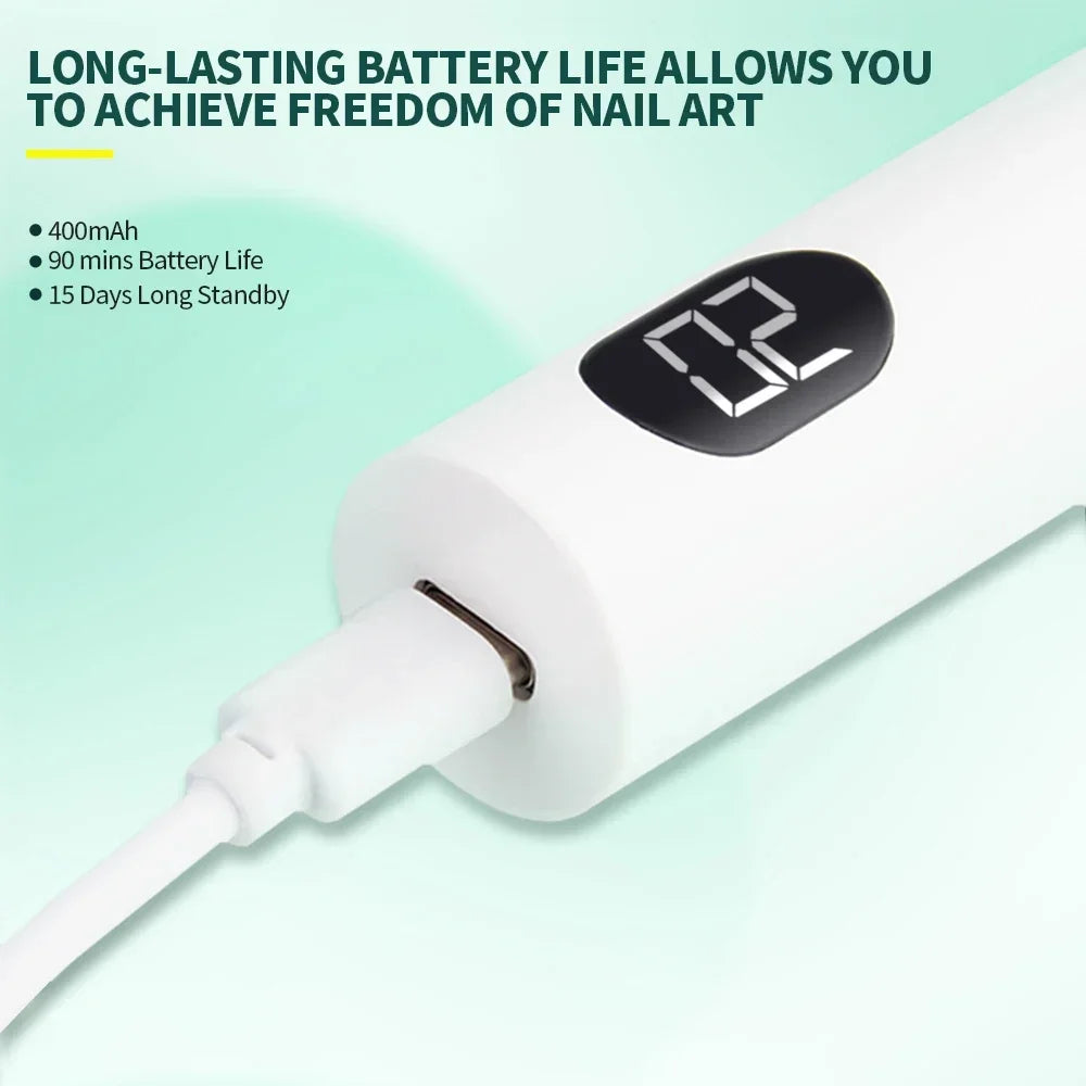 NailPop UV Light – Handheld Mini Nail Cure Lamp | Portable & Rechargeable for Fast Gel Polish Curing