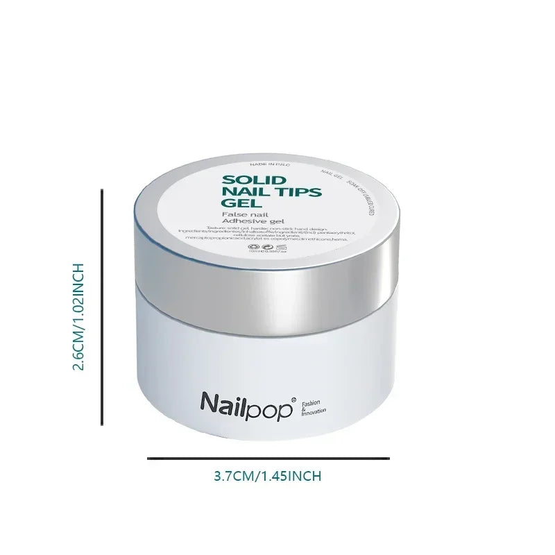 NailPop Rubber Base Gel & Top Coat – 10ml Soak-Off UV/LED Gel | NailPop Elite