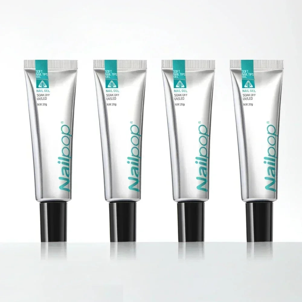 NailPop Pro Soft Nail Tips Gel Glue – 20g Long-Lasting Adhesive | NailPop Elite