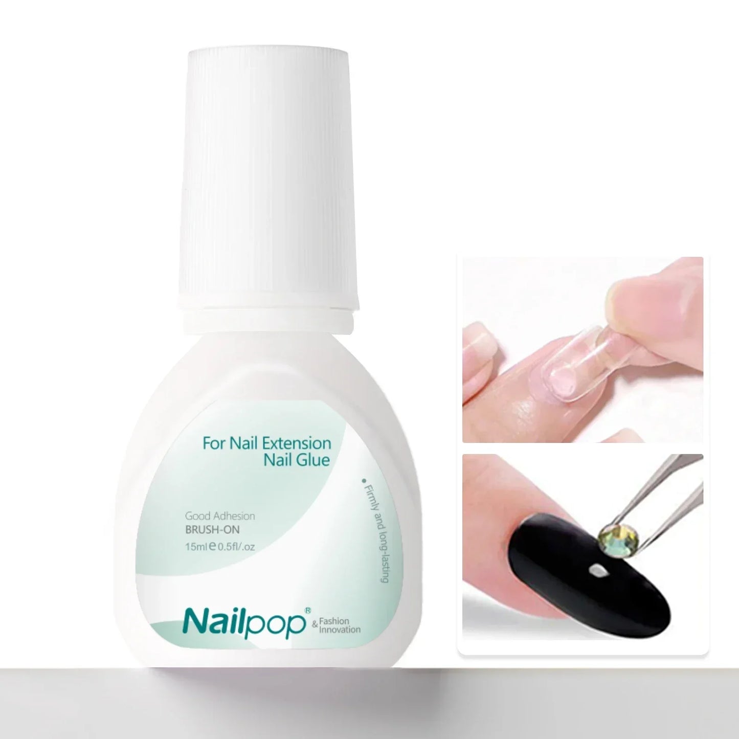 NailPop Rubber Base Gel & Top Coat – 10ml Soak-Off UV/LED Gel | NailPop Elite