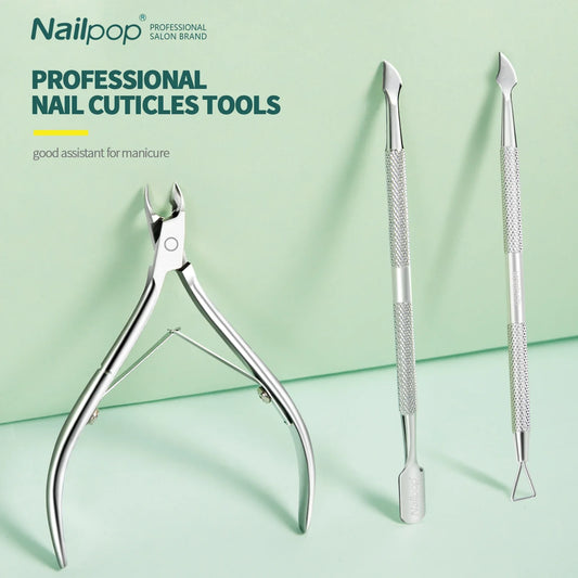 NailPop Stainless Steel Cuticle Scissors – Precision Nail Care Tool | NailPop Elite