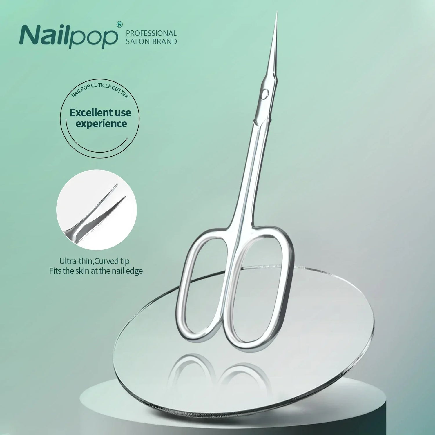 Cuticle scissors dead skin trimmer professional nail tools – NailPop Elite