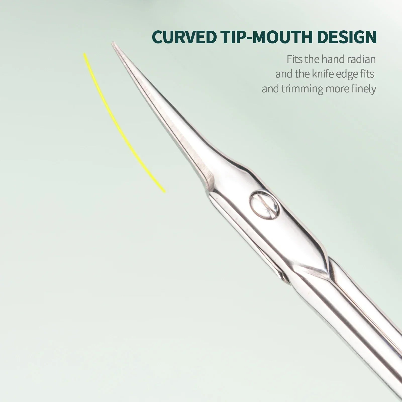 Professional cuticle remover scissors for nail art – NailPop Elite